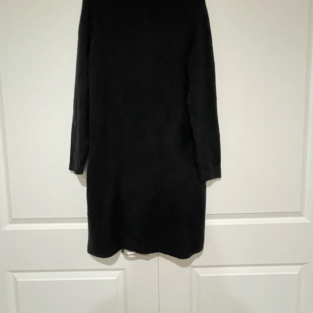 J. Crew Black Soft Turtleneck Sweater Dress